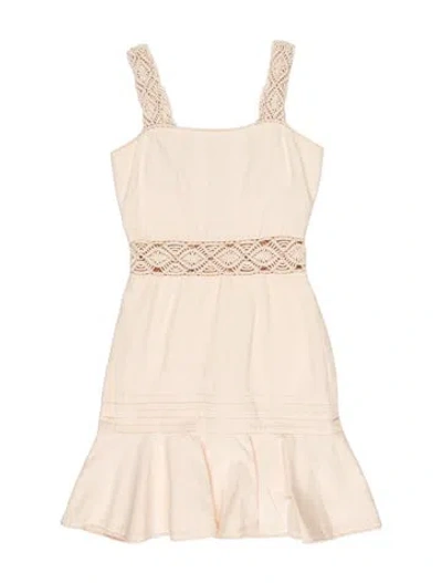 Pre-owned Simkhai Strapless Mini Dress In Neutral