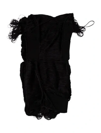 Pre-owned Simkhai Strapless Mini Dress W/ Tags In Black