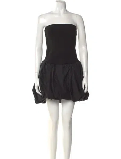 Pre-owned Simkhai Strapless Mini Dress W/ Tags In Black