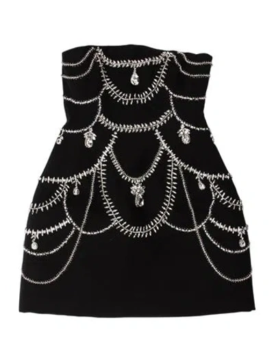 Pre-owned Simkhai Strapless Mini Dress W/ Tags In Black