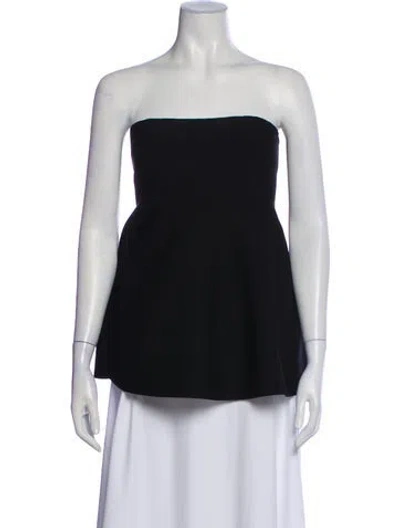 Pre-owned Simkhai Strapless Top In Black