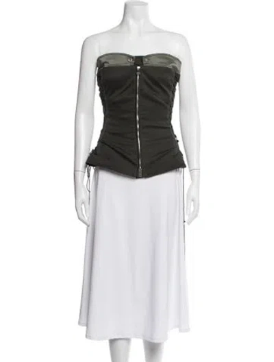Pre-owned Simkhai Strapless Top In Black