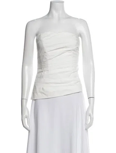 Pre-owned Simkhai Strapless Top W/ Tags In Neutrals