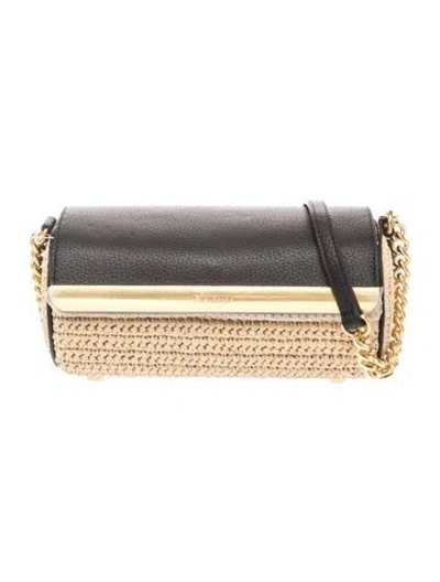 Pre-owned Simkhai Straw Evening Bag In Neutrals