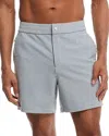 Simkhai Striped 6 Swim Trunks In Midnight Stripe