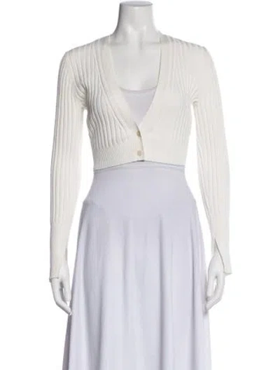 Pre-owned Simkhai Striped Bolero In Neutral