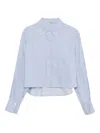 Simkhai Striped Cotton Shirt