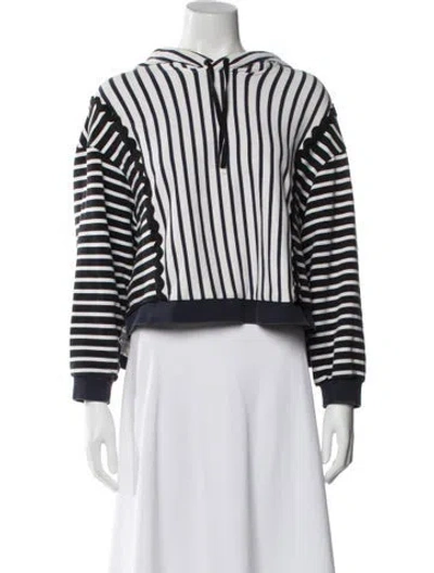 Pre-owned Simkhai Striped Crew Neck Sweater In Blue