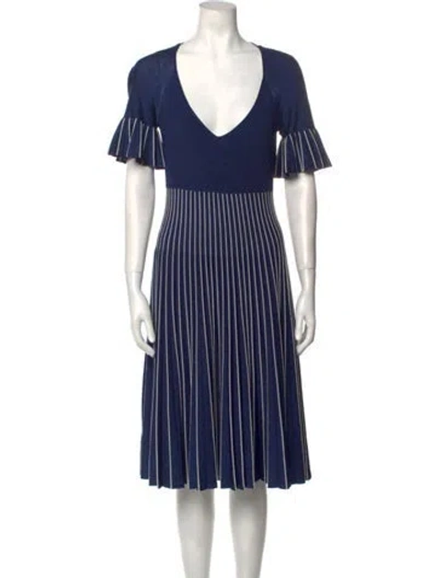 Pre-owned Simkhai Striped Knee-length Dress
