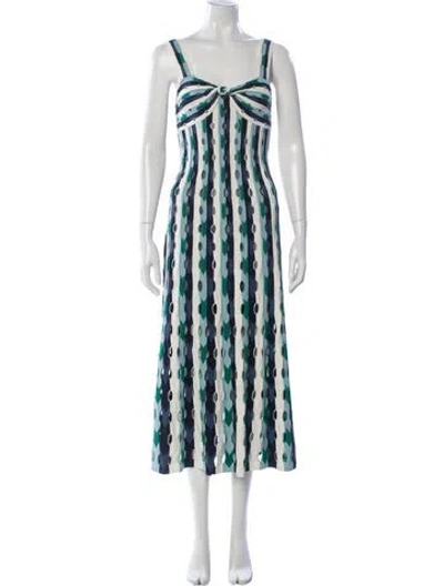 Pre-owned Simkhai Striped Knee-length Dress W/ Tags In Multi