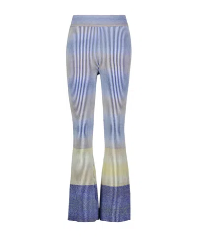 Simkhai Striped Knit Casual Pants In Multi