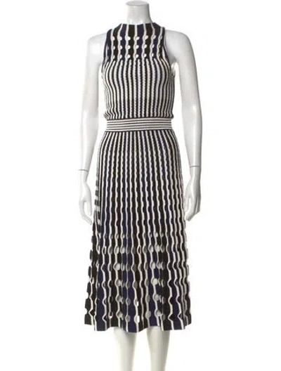 Pre-owned Simkhai Striped Long Dress In Multi