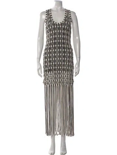 Pre-owned Simkhai Striped Long Dress In Multi