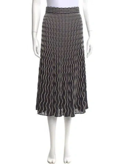 Pre-owned Simkhai Striped Midi Length Skirt In Multi