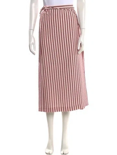 Pre-owned Simkhai Striped Midi Length Skirt W/ Tags In Multi
