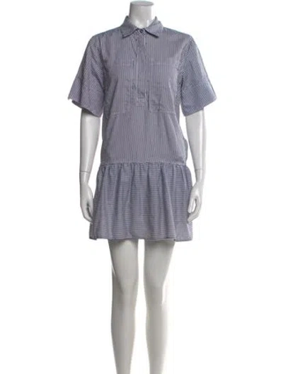 Pre-owned Simkhai Striped Mini Dress In Multi