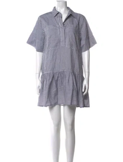 Pre-owned Simkhai Striped Mini Dress In Multi