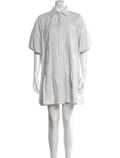 Pre-owned Simkhai Striped Mini Dress In Multi