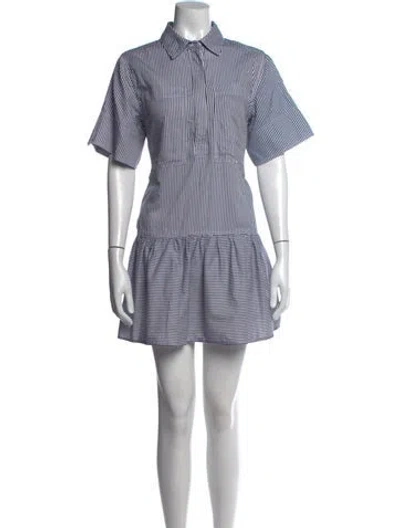 Pre-owned Simkhai Striped Mini Dress In Multi