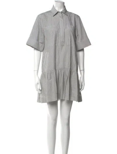 Pre-owned Simkhai Striped Mini Dress In Multi