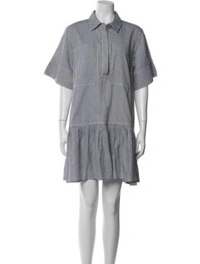 Pre-owned Simkhai Striped Mini Dress In Multi