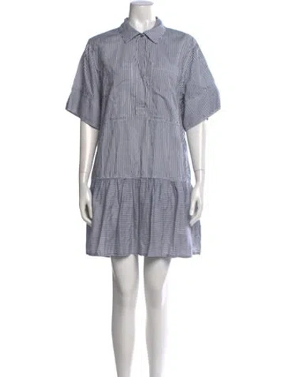 Pre-owned Simkhai Striped Mini Dress In Multi