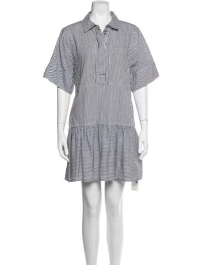 Pre-owned Simkhai Striped Mini Dress In Multi