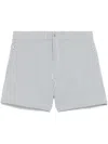 Simkhai Striped 6 Swim Trunks In Blau
