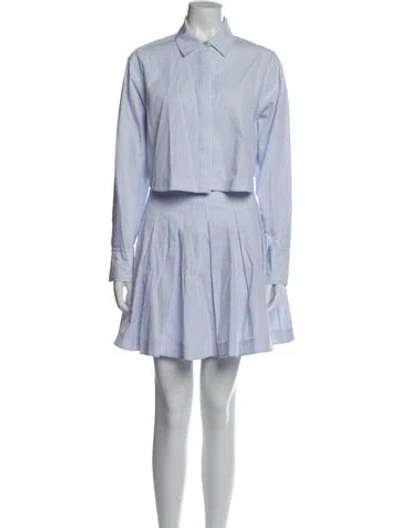 Pre-owned Simkhai Striped Skirt Set In Multi