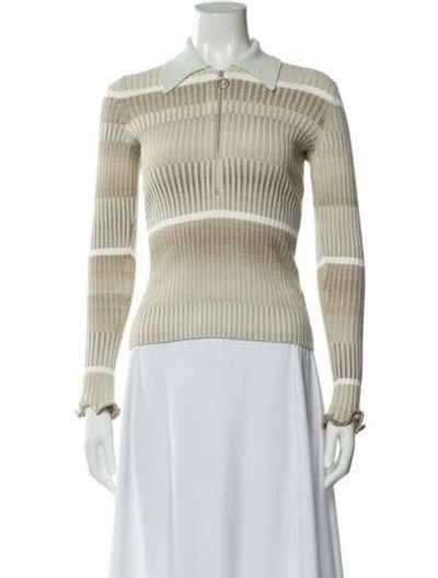 Pre-owned Simkhai Striped Sweater In Neutral