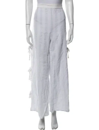 Pre-owned Simkhai Striped Sweatpants In Neutrals