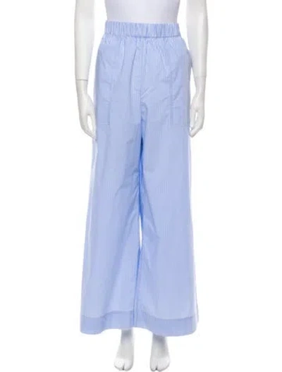 Pre-owned Simkhai Striped Wide Leg Pants W/ Tags In Blue