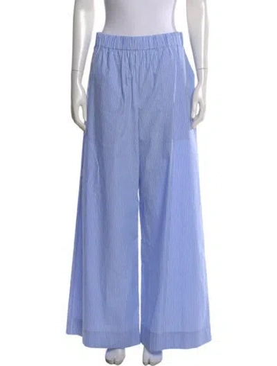 Pre-owned Simkhai Striped Wide Leg Pants W/ Tags In Blue