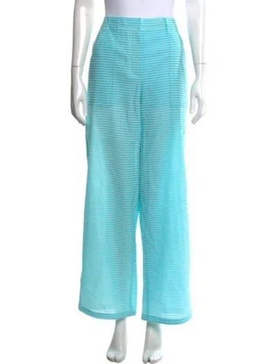 Pre-owned Simkhai Striped Wide Leg Pants W/ Tags In Blue