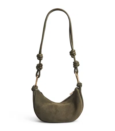 Simkhai Suede Avery Shoulder Bag In Green
