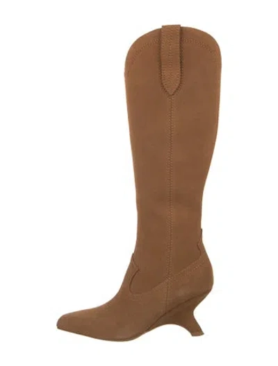 Pre-owned Simkhai Suede Boots In Brown