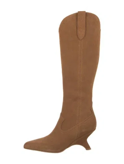 Pre-owned Simkhai Suede Boots In Brown