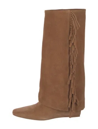 Pre-owned Simkhai Suede Boots In Brown