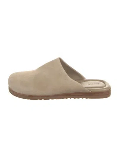 Pre-owned Simkhai Suede Mules In Neutral