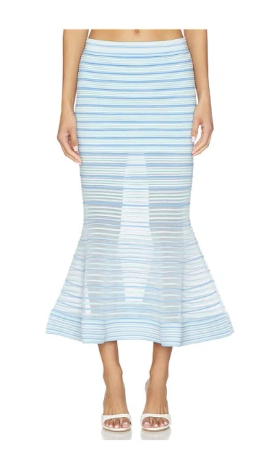 Simkhai Sullivan Midi Skirt In Multi