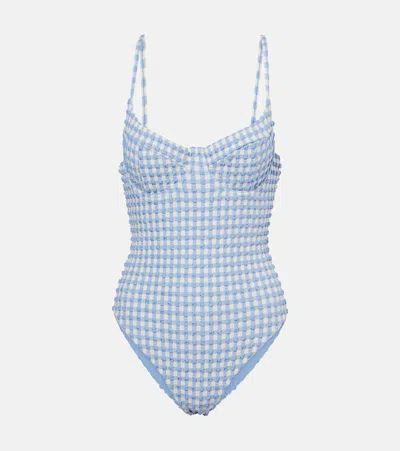 Simkhai Suni Swimsuit In Blue