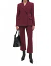 Simkhai Surabhi Hourglass Blazer In Oxblood In Red