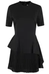 Simkhai Surry Short-sleeve Mini Dress In Black