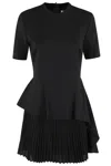 Simkhai Surry Short-sleeve Mini Dress In Black