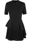 Simkhai Surry Short-sleeve Mini Dress In Black