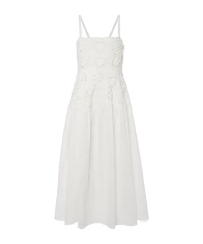 Simkhai Suspender Dress In White