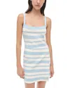 Simkhai Suvi Tank Mini Dress In Azure Sky Stripe