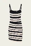 Simkhai Suvi Tank Mini Dress In Sand Stripe