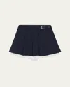 Simkhai Suzie Pleated Shorts In Blue
