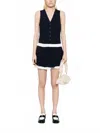 Simkhai Suzie Pleated Skort In Midnight In Blue